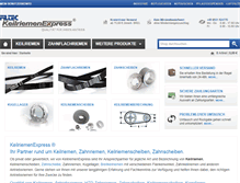 Tablet Screenshot of keilriemenexpress.de